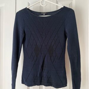 Brooks Brothers Dark Blue Knit Sweater